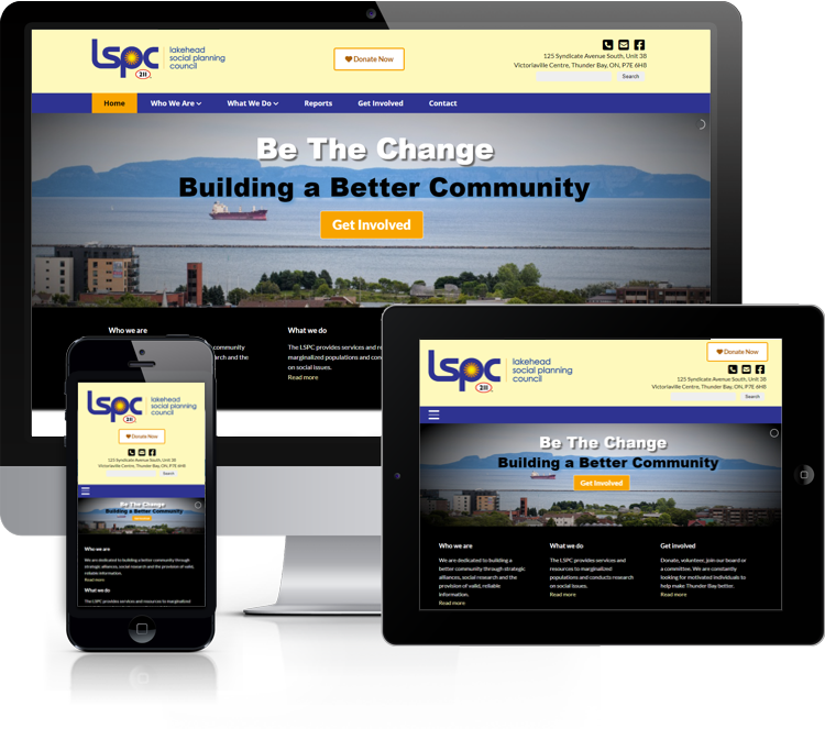 Website for the Lakehead Social Planning Council